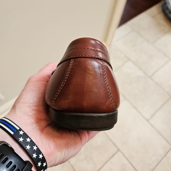 Mephisto Brown Leather Loafers - Picture 13 of 16